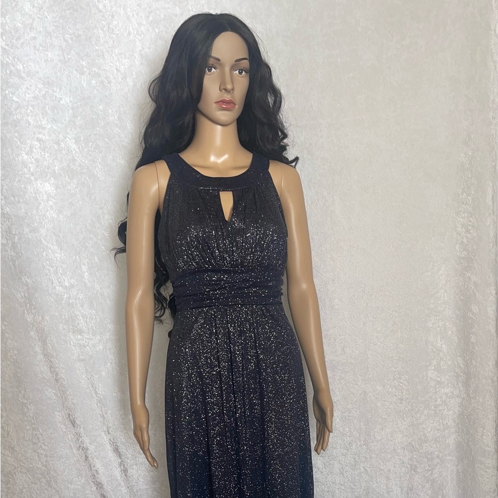 Sparkly Black full length dress